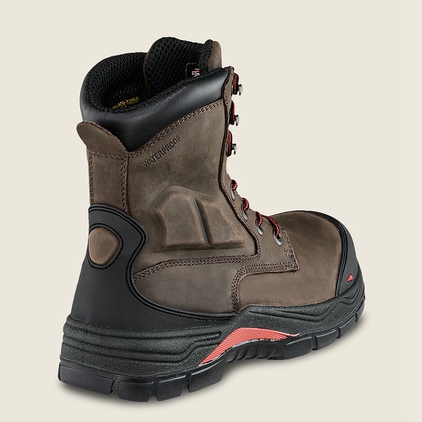 Safety Støvler Herre - Red Wing King Toe® Adc - 8-Inch Insulated Waterproof Csa Toe - Mørkegrå - OYV